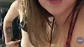 Sexy blonde teen with big ass sucking her friends