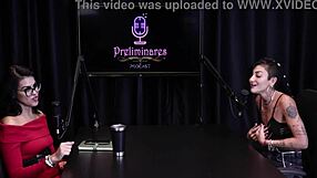 caroleta undresses after talk!