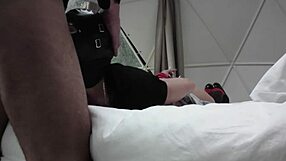 Laura on heels sexy milf 2024 bondage blowjob deepthroat pussy and anal fucking