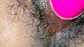 Hot hairy indian bhabhi inserts dildo suggestively