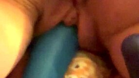 She's face down, spread open, teasing for throbbing orgasm 😈