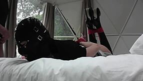 Laura on heels sexy milf 2024 bondage blowjob deepthroat pussy and anal fucking