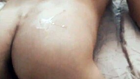 Beautiful wife in stockings and hot anal sex scene