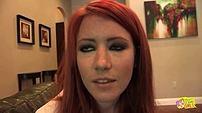 SEXY REDHEAD SEDUCES BLONDE FRIEND!