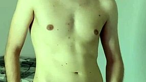 huge cum orgasm from masturbation on webcam in bedroom, amateur homemade