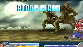 final fuck in hentai game with ninja warrior creampie