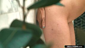 Charlotte Sins Caught By Roommate Shower Fucking Dildo