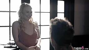 Blonde Virgin Teen 18+ Lies About Her Virginity While Giving Blowjob To Guy