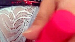 Muscular woman masturbates pussy with dildo while fantasizing about a penis.