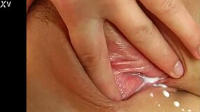 Want to fuck this sexy Euro babe squirting milk during solo play?