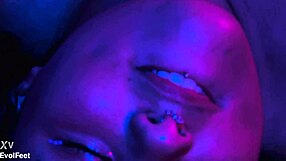 Candle Wax Play on Tied Feet, So Hot!