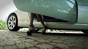 The cunning boss tricks his brunette employees into a wild ass-licking 3some at home