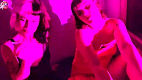 4 girls worship feet while smoking.