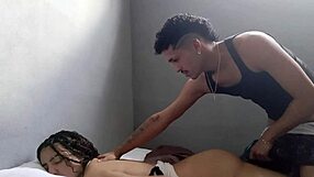 Curvy amateur submissive gets spanked and dominated with natural big tits