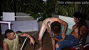 i humiliate friend by fucking girlfriend and cumming in his mouth!