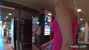 Charming Czech sweetie seduced in mall, then hardcore POV fucking