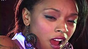 Purple Blossom introduces herself in a casual interview setting