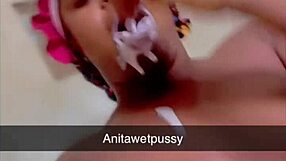 Wet and wild night at the strip club with ebony