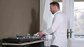 Raven Haired Sluts Kira Queen and Sapphire Astrea Ride Strapon DJ?