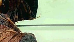 Wow, fucking my wife in her dress, heels, and lace panties!