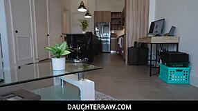 Stepfather Blowjobs Hot Stepdaughter Ailee Anne's Tits