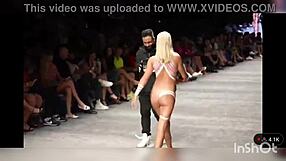 hey, check out this swim suit runway with black tape edition, so sexy!