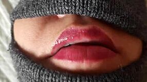 i love watching my lover give a wet blowjob closeup