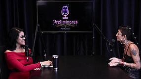 caroleta undresses after talk!