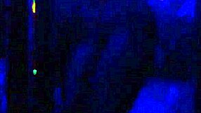 Trav's Ebony Outdoor Striptease in Lingerie with Clothes Ripped