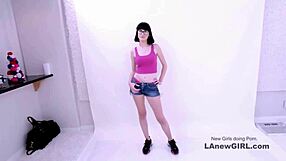 Beautiful Brunette Seduced in Modeling Audition.