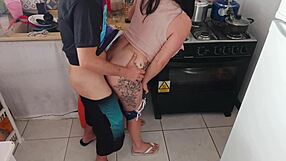 Called Neighbor Plumber For Intense Ass Fucking With Monster Cock While Husband Away