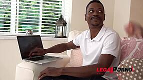 stacey saran getting her ass drilled by a huge black cock 😍