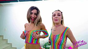 filling the mouths of these two sluts with cum and cock