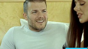 lovely teen girl vanna bardot seduces codey steele with nurse outfit in roleplay