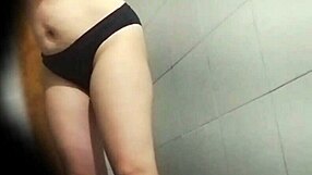 Spying Colombian Stepmother Shaving Pussy.