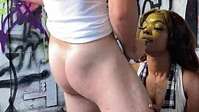 Intense Passion With School Girl In Warehouse