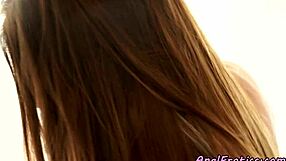 Big breasted European beauty gets passionate anal sex with facial finish