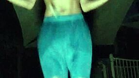 Athletic Roommate Trains at the Gym with Teacher