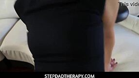 stepdaughter penelope reed gets suggestive help from her stepdad