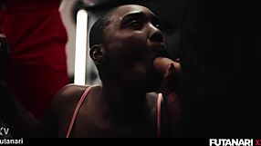 Black Girl Feels Intense Double Penetration