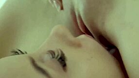 Two Stunning Blondes Strip Lingerie and Lick Each Other's Pussy