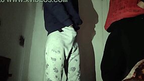 Skinny brunette stepsister masturbates while watching me cum to orgasm