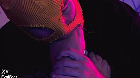 Candle Wax Play on Tied Feet, So Hot!