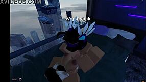 Horny roblox boy fucks step sister in missionary