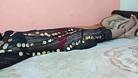 Indian desi saali gets slammed hard by jija in rough country action.