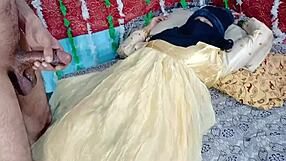 yellow dressed desi bride pussy fucking hardsex with big cock