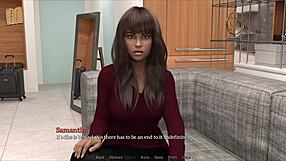 Exploring my new memories with brunette in game