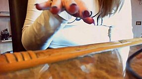 Sexy ASMR video featuring long nails and hands.