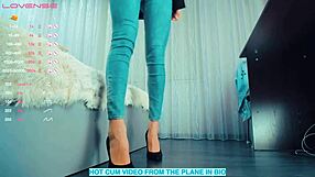 isn't she stunning in those hot heels and costume