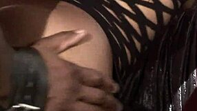 Sydnee Capri's fishnet-clad body taking cock in cowgirl and blowjob